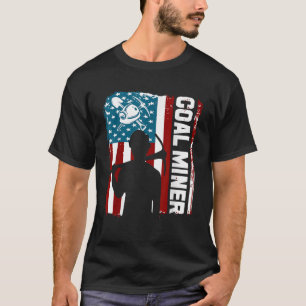Camiseta Patriota da Mineração Mineira de Carvão de Bandeir