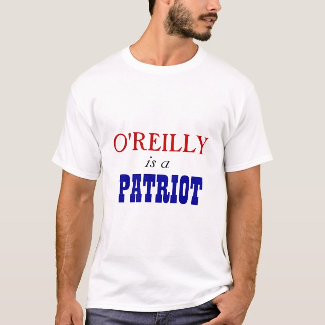 Camiseta Patriota de Bill O'Reilly (Frente)