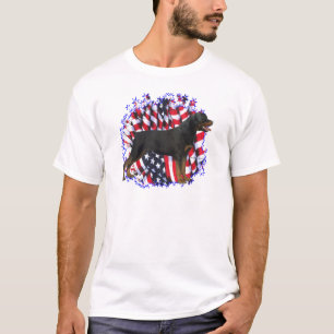 Camiseta Patriota de Rottweiler