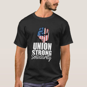 Camiseta Patriota do Orgulho do Trabalhador da União Forte