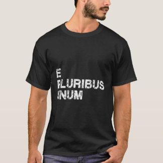 Camiseta Patriota "E Pluribus Unum" do Motto dos Eua