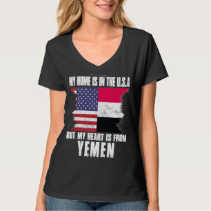 Camiseta Patriota Iemenita Americano Cultivado Orgulhoso Co