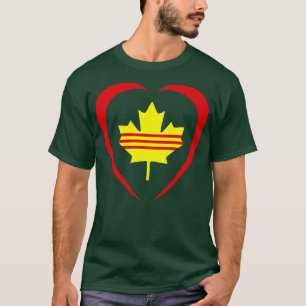 Camiseta Patriota Multinacional do Sul do Vietname do Canad