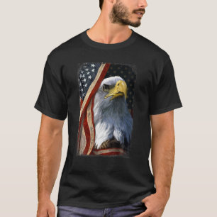 Camiseta Patriota Patriótico Cristão Americano e Mão