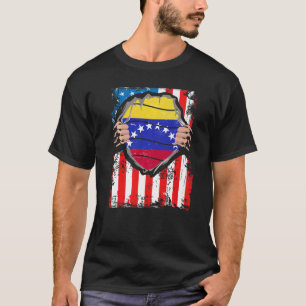 Camiseta Patriota venezuelano americano crescido Venezuela