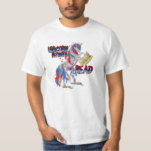 Camiseta Patriotas do Unicórnio Leram Camisa-T