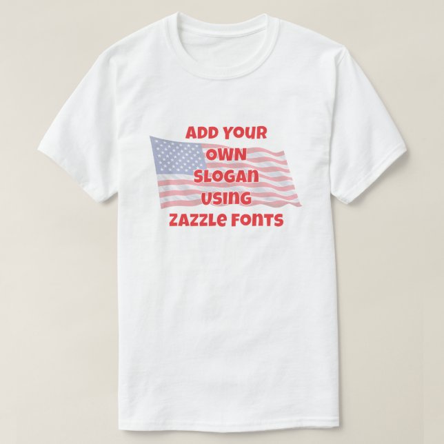 Camiseta Patriotic American (2a) (Frente do Design)