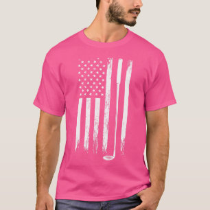 Camiseta Patriotic American Flag Golf Club 4 De Julho Usa G