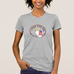 Camiseta Patriotic American Flag USA Papillon (limão)