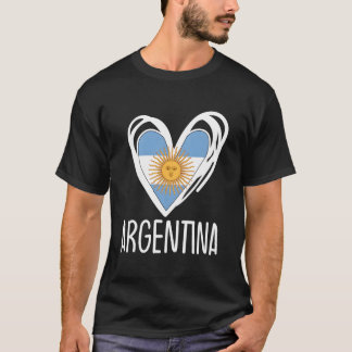 Camiseta Patriotic Argentina He Argentinian Flag