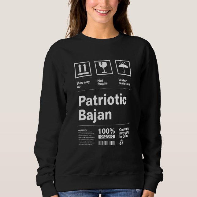 Camiseta Patriotic Bajan Patriotism Barbados Country Pride  (Frente)