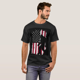 Camiseta Patriotic Bigfoot American Flag