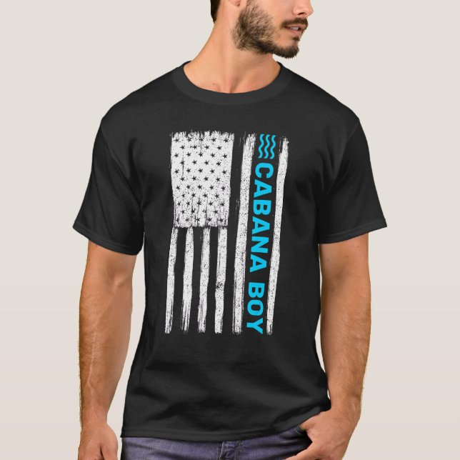 Camiseta Patriotic Cabana Boy USA American Flag 1 (Frente)