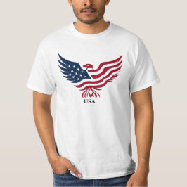 Camiseta Patriotic Eagles USA Flag American 4 de julho