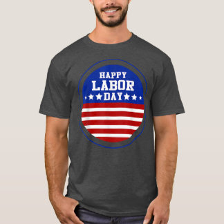 Camiseta Patriotic Happy Labor Day God Bless American 