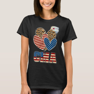 Camiseta Patriotic Hearts American Cma Usa Flag Nursing 4º