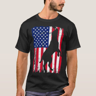 Camiseta Patriotic Labrador Retriever Proprietário dos EUA