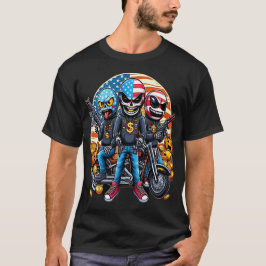 Camiseta Patriotic Masked Biker Gang