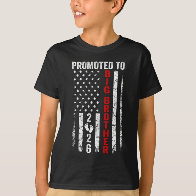 Camiseta Patriotic Promoted To Big Brother 2026 First Time  (Frente)