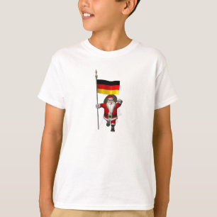 Camiseta Patriotic Santa Claus ama Alemanha