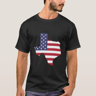 Camiseta Patriotic State Of Texas Usa Flag For