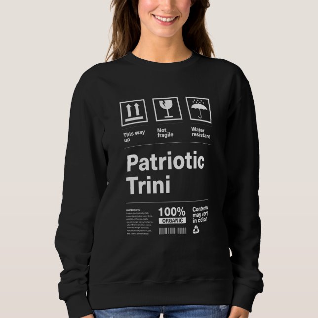 Camiseta Patriotic Trini Patriotism Trinidad and Tobago Cou (Frente)
