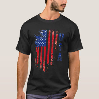 Camiseta Patriotic USA American Flag