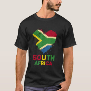 Camiseta Patriótica África do Sul Sinalizador do Orgulho Ne