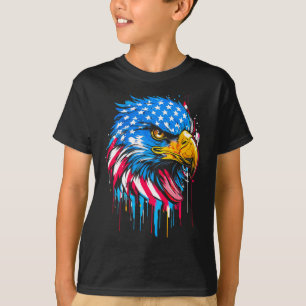 Camiseta Patriótica American Flag Eagle