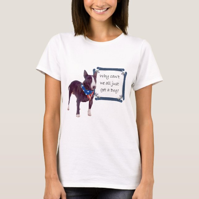 Camiseta Patriótica Bull Terrier (Frente)