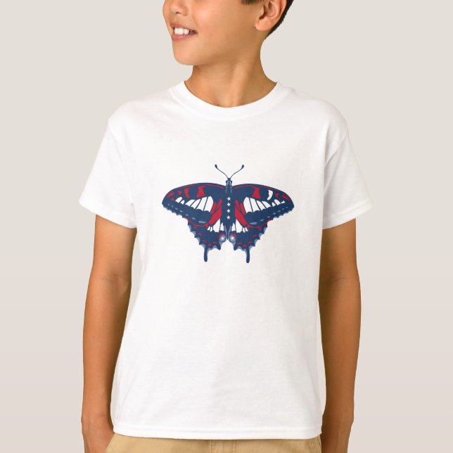 Camiseta Patriótica Butterfly (Frente)
