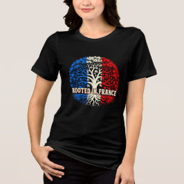 Camiseta Patriótica com Raízes na Herança Francesa