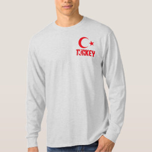 Camiseta Patriótica de Casaco de Armas na Turquia