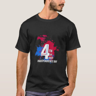 Camiseta Patriótica Eagle 4 de julho Independe Americana