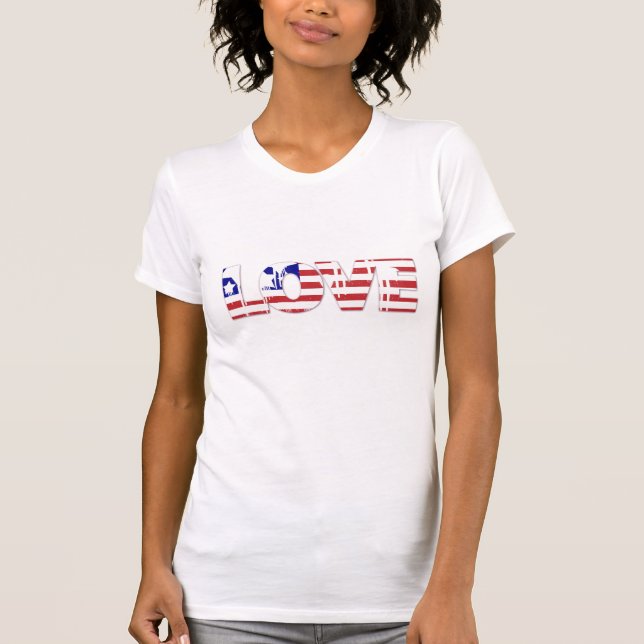 Camiseta Patriótica Feminina (Frente)