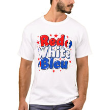 Camiseta Patriótica Francesa Divertida Vermelho Br