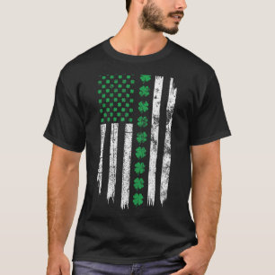 Camiseta Patriótica Irish American Flag Patricks dia Irland