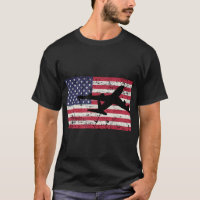 Patriótica KC-135 Jato de Estrtratotanker bandeira