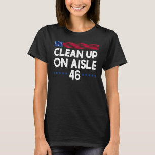 Camiseta Patriótica Limpeza no Aisle 46 Defenda o País
