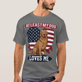 Camiseta Patriótica Lover de Cão