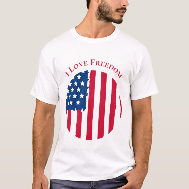 Camiseta Patriótica Masculina (Frente)