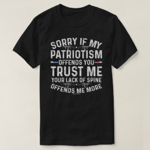 Camiseta Patriótica Ousada – Desculpa Não é Descul