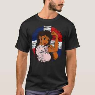 Camiseta Patriótica República Dominicana Bandeira Orgulhosa
