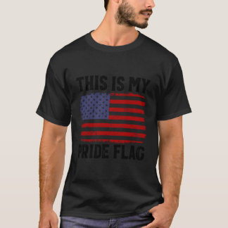 Camiseta Patriótico 4º De Julho Bandeira Americana Este É O