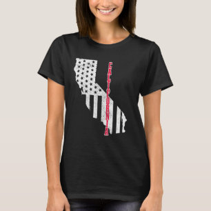 Camiseta Patriótico 4º O do Orgulho do Mapa da Bandeira Ame