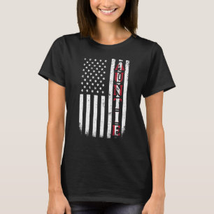 Camiseta Patriótico 4 De Julho Da Tia Americana Flag Usa Au