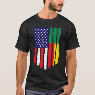 Camiseta Patriótico Afastado do Banco Benim Americano