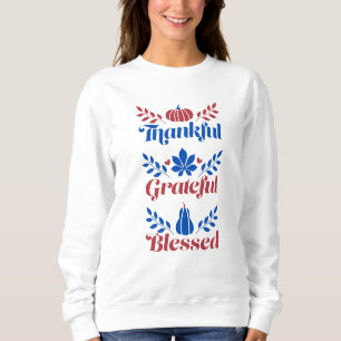 Camiseta Patriótico agradecido e abençoado