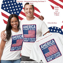 Camiseta Patriótico - América Um País Tão Grande