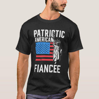 Camiseta Patriótico Americano Fiancã ©E Usa Patriot América
